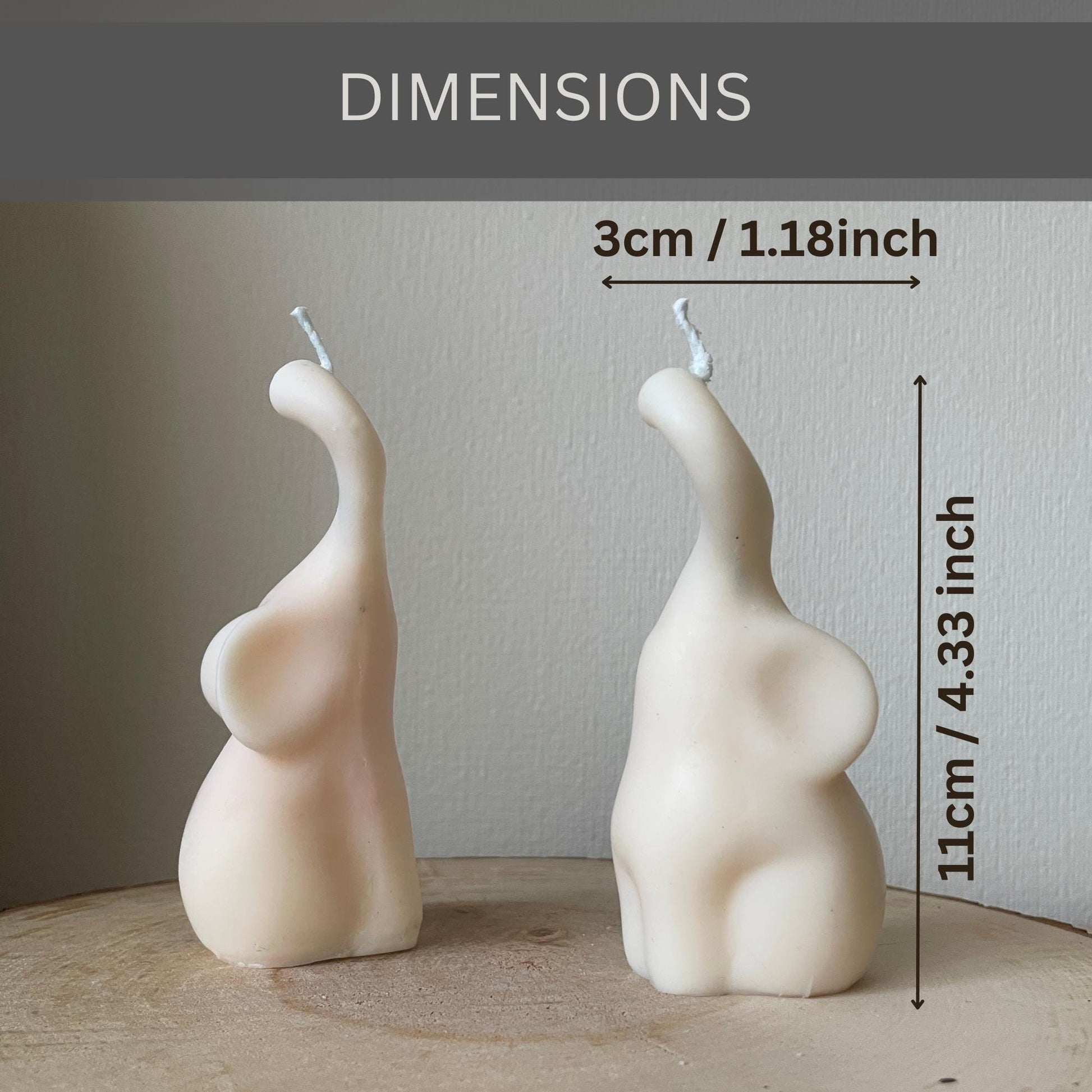 Handmade Soy Wax Animal Figurines: Elephant Candle Set