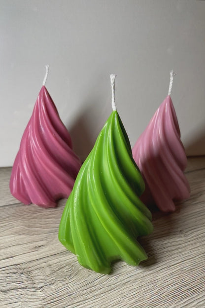 Fir tree candle