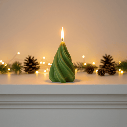 Fir tree candle